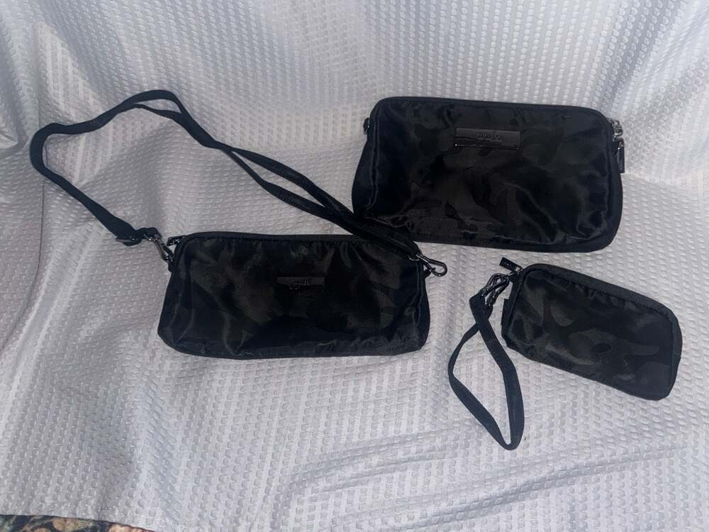 JuJuBe Be Set 3-Piece Pouch Set - Black Camo